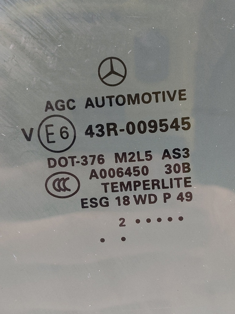 [MTD-535136] Cristal de ventana Mercedes-Benz Clase M (2012)