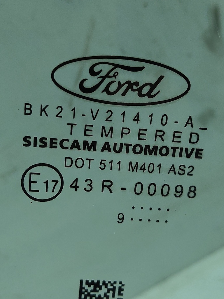 [MTD-535168] Cristal de ventana Ford Transit Custom V362