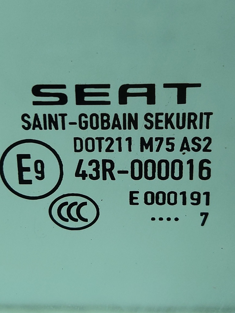 [MTD-535118] Cristal de ventana Seat Leon 2017