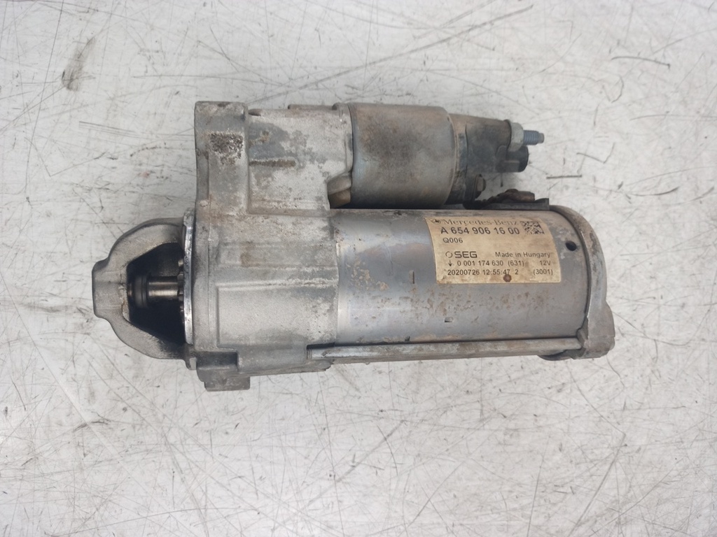 [MTD-437434] Motor de arranque Mercedes Sprinter 2.0 311 313 OM654.920 OM654 A6549061600