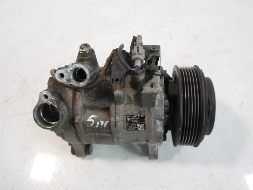[MTD-464000] Compresor de aire acondicionado BMW Serie 5 (F10 F07 F11) 2.0 520d N47D20C 135kW (184CV) 9330829