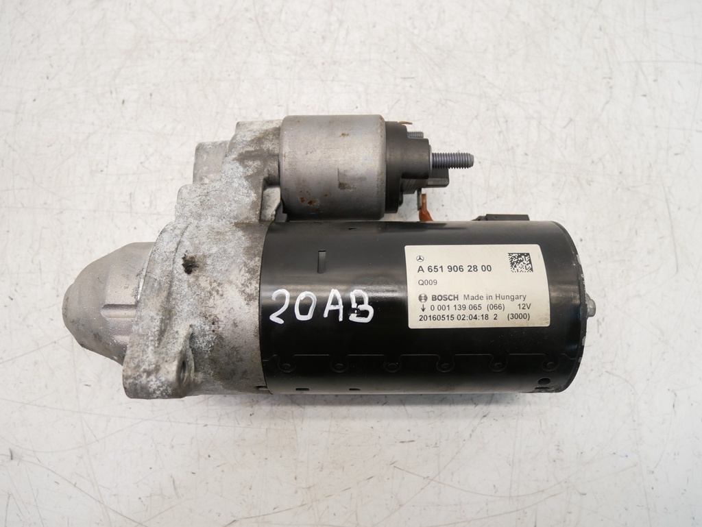 [MTD-485771] Motor de arranque Mercedes Clase C W205 2.2 CDI 651.921 A6519062800