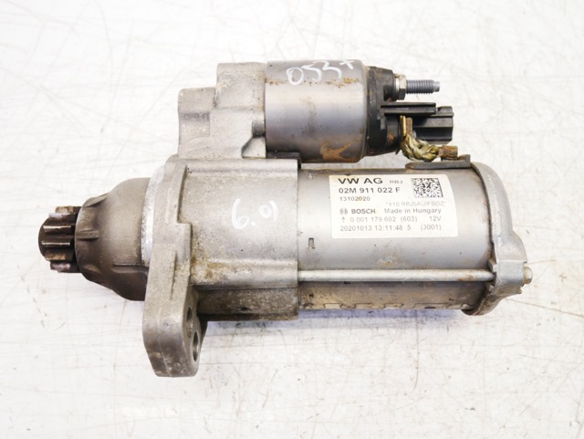[MTD-401194] Motor de arranque Audi A1 1.0 TFSI (DLAA, DLA) 81kW 110CV 02M911022F