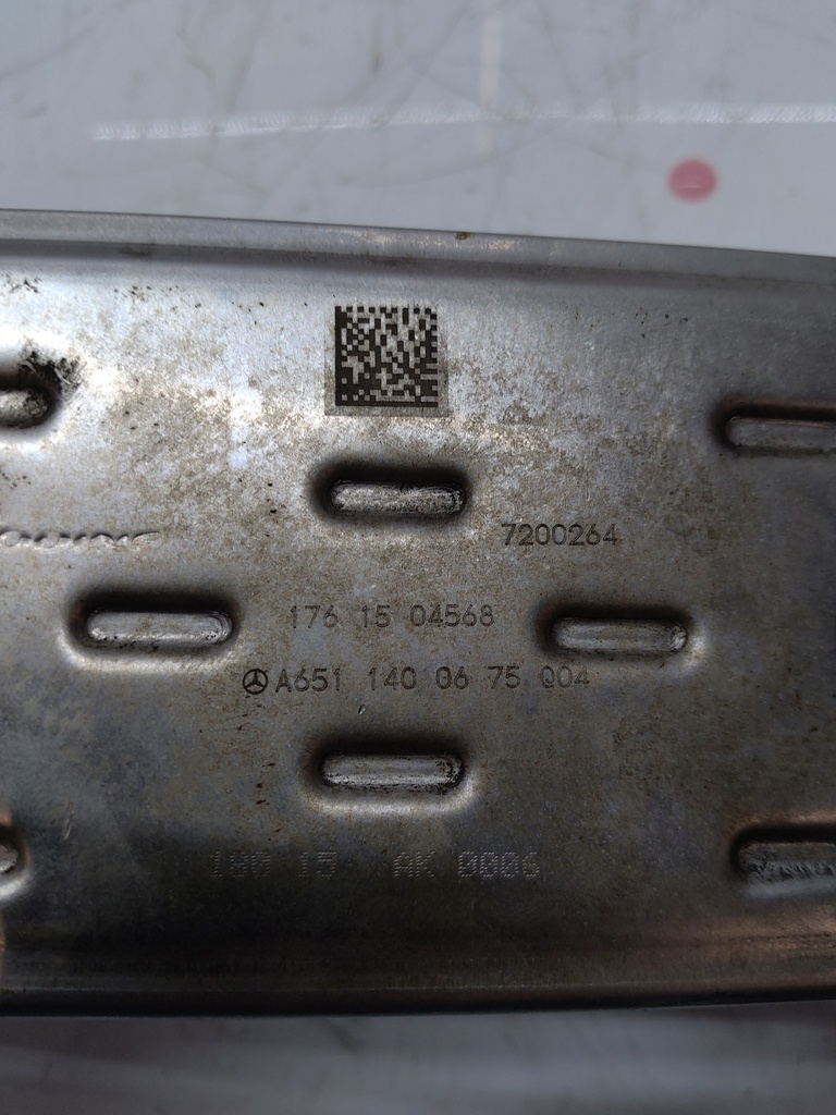 [MTD-504268] Refrigerador de gases de escape Mercedes CLA X117 220 CDI 2.0 Diesel OM651.930 A6511400675