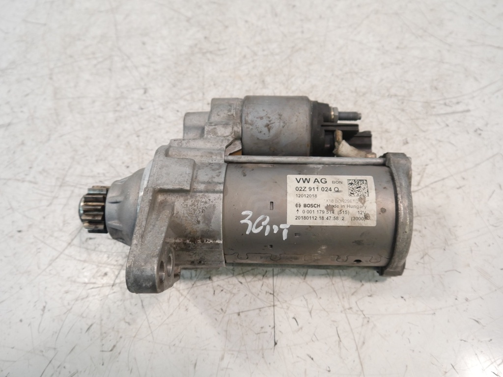 [MTD-507029] Motor de arranque Audi A3, Q2, Seat Ateca, Leon, Karoq, Skoda Octavia, VW Golf VII 1.6 TDI 85kW (115CV) 02Z911024Q
