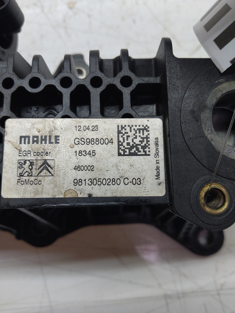 [MTD-510226] Enfriador de gases de escape Peugeot 308 SW III 1.5 BlueHDi YHZ DV5RC 9813050280