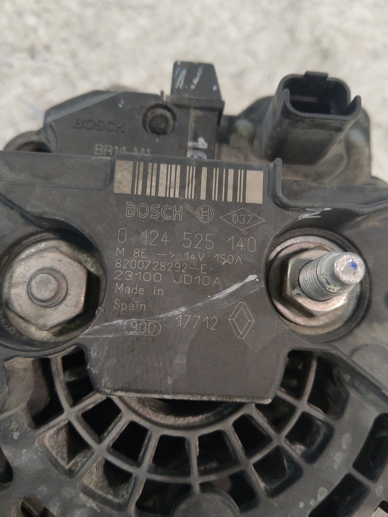 [MTD-514012] Alternador Nissan Qashqai 1.5 dCi K9K 8200728292