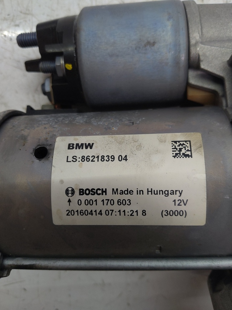[MTD-518624] Motor de arranque BMW Serie 1 F20 1.5 118i 136CV