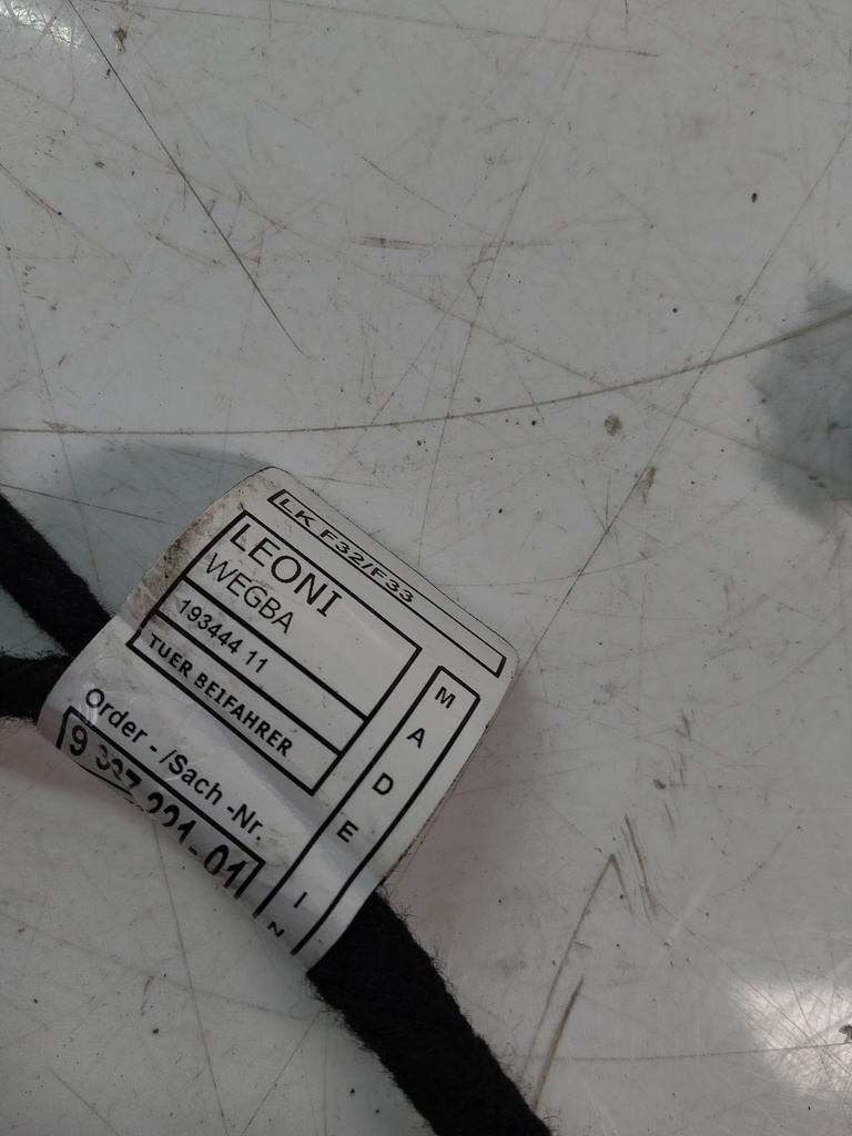 [MTD-520833] Juego de cables BMW Serie 4 F32 3.0 N57D30B N57D30T1 N57 9337221-01