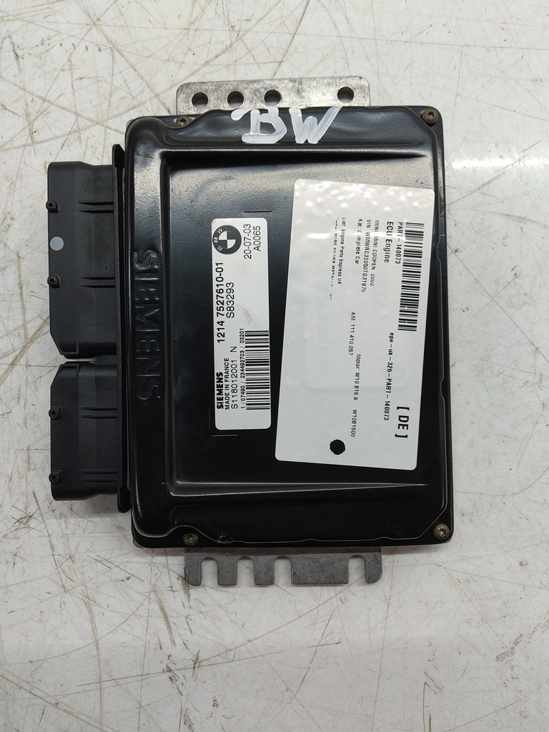 [MTD-521911] Módulo de control del motor MINI COOPER 2003 1.6 7527610-01