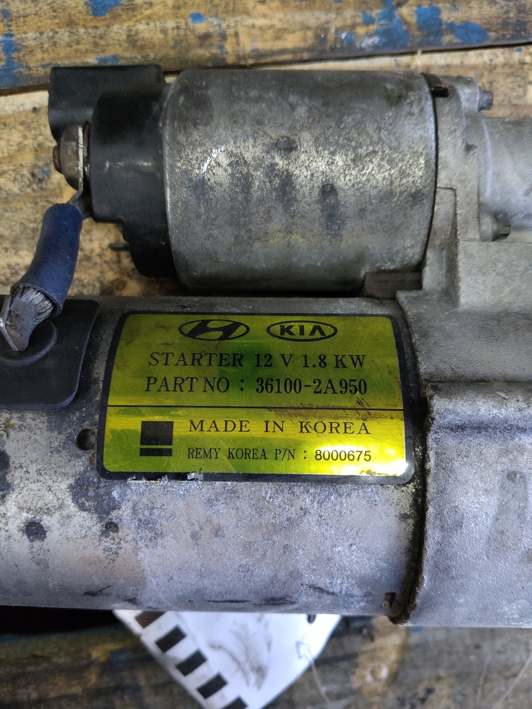 [MTD-524437] Motor de arranque Hyundai i40 2016 D4FD-L 1.7 36100-2A950