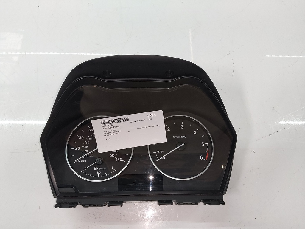 [MTD-532645] Cuadro de instrumentos con velocímetro BMW Serie 1 F20 2014 1.6 116d