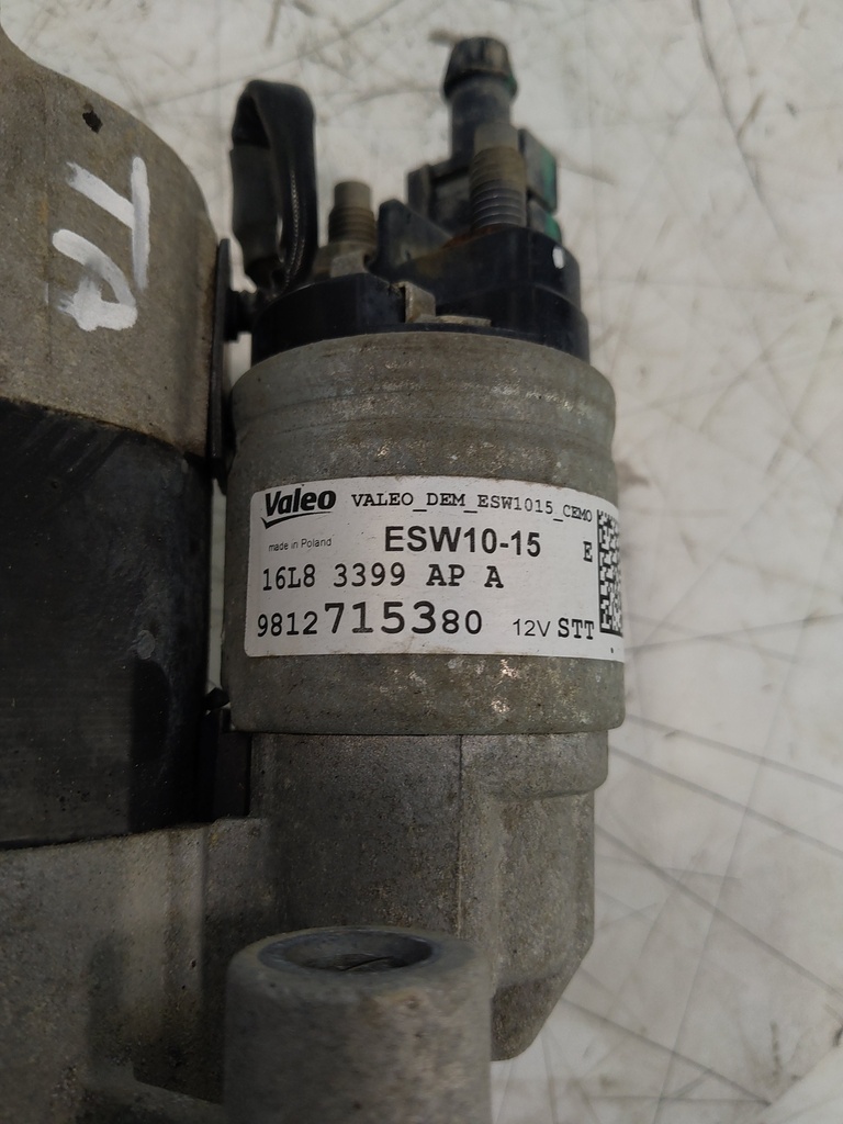 [MTD-534112] Motor de arranque Peugeot 208 2019 1.2 VTI 82 CV 9812715380