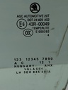 Cristal de ventana Skoda Octavia III 5E5 2016 2.0 TDI 43R00049
