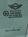 Cristal puerta delantera izquierda Mini Cooper R50 2003 1.6