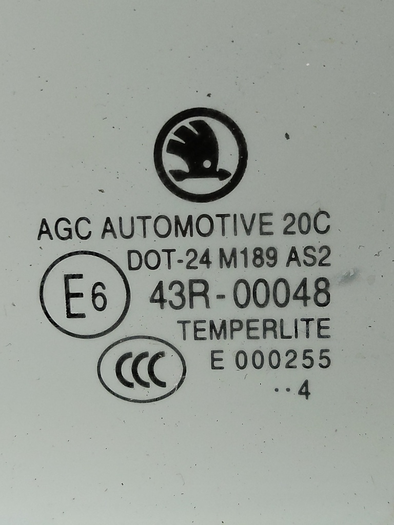[MTD-534195] Cristal de ventana Skoda Octavia III 5E5 2016 2.0 TDI CRMB CRM 43R00048
