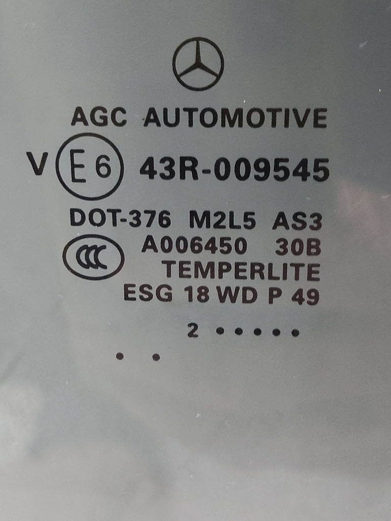 [MTD-534704] Cristal de ventana Mercedes-Benz Clase M 2012 OM642.826 4-matic
