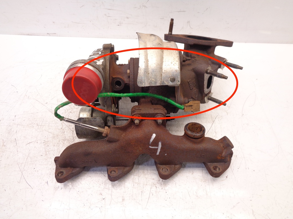 [MTD-359689] Turbocompresor defectuoso Renault Kangoo 1.5 dCi K9K808 K9K 54359710028 H82728353