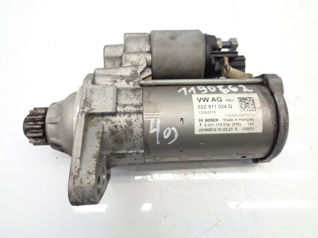 [MTD-374050] Motor de arranque para Audi A3 8V 1.0 TFSI DKRF DKR 02Z911024Q