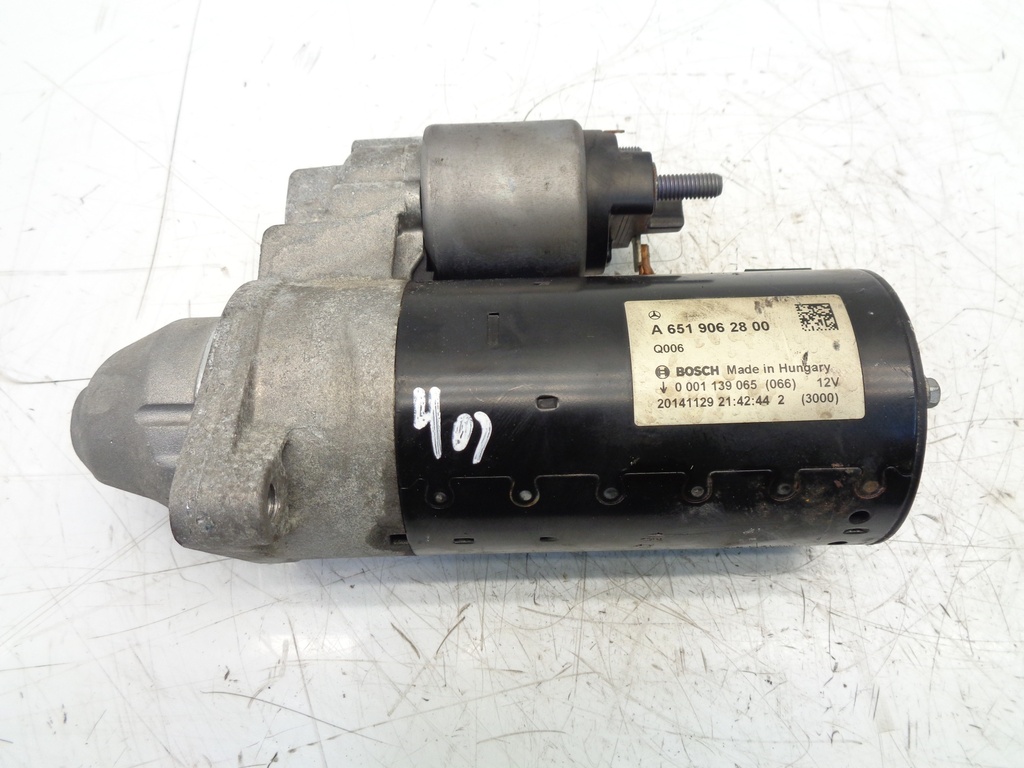 [MTD-375881] Motor de arranque Mercedes C-Klasse W205 2.2 BlueTEC Hybrid OM651.921 651.921 A6519062800