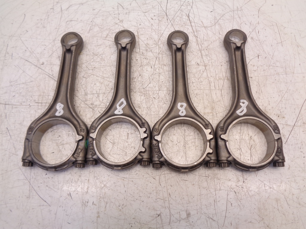 [MTD-360492] 4x Biela Seat VW Leon Golf 1.5 TSI gasolina DPBA DPB 04EAM