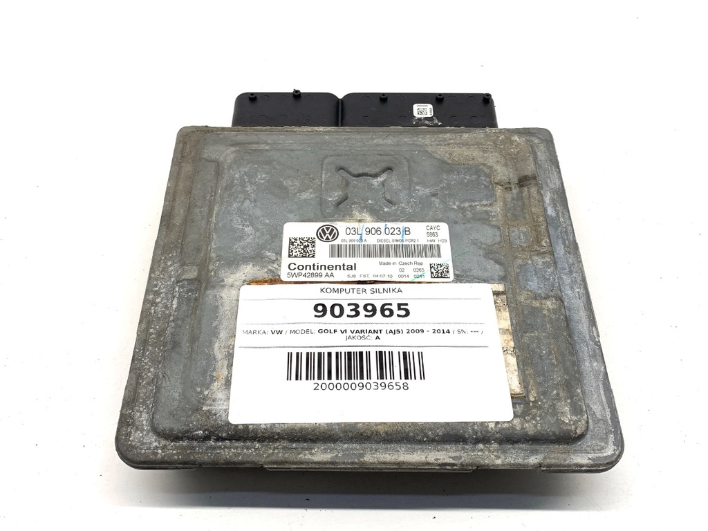 [STARK-903965] Centralita motor VW Golf VI Variant (AJ5) 1.6 TDI 77 kW 2009-2013