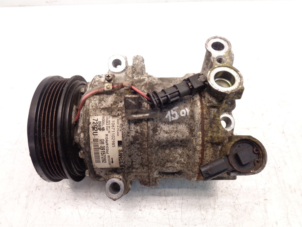 [MTD-379868] Compresor de aire acondicionado 61.000 km Opel Astra K 1.4 Turbo D14XFT LE2 39157292