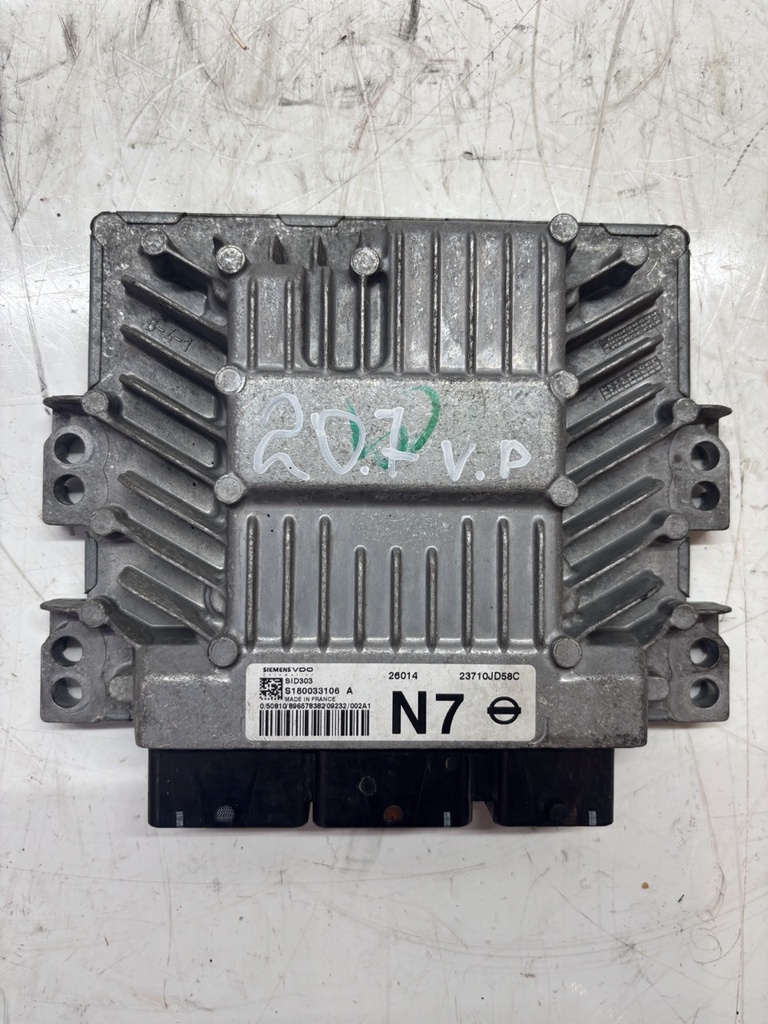[MTD-463514] Unidad de control Nissan Qashqai JJ10E 1.5 dCi K9K282 K9K 23710JD58C