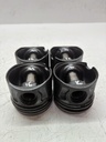4x Pistones para Peugeot Bipper 1.3 HDi FHZ F13DTE5
