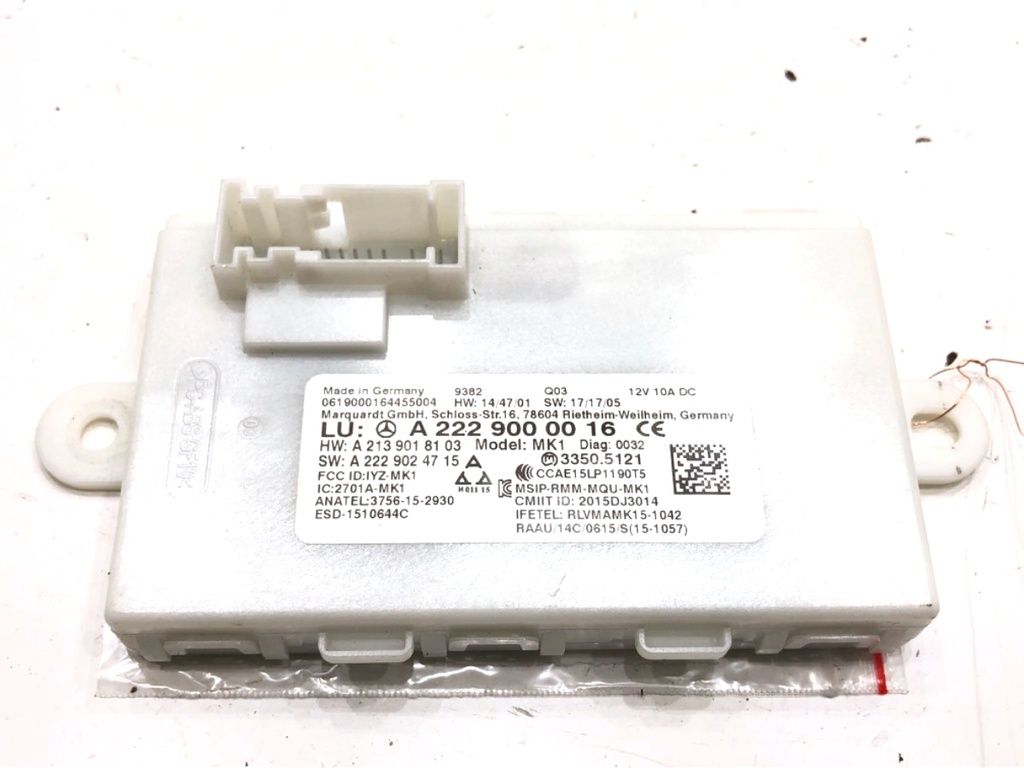 [STARK-778292] Módulo de control Mercedes-Benz GLC (X253) 2015-2022 220 d 4-matic A2229000016