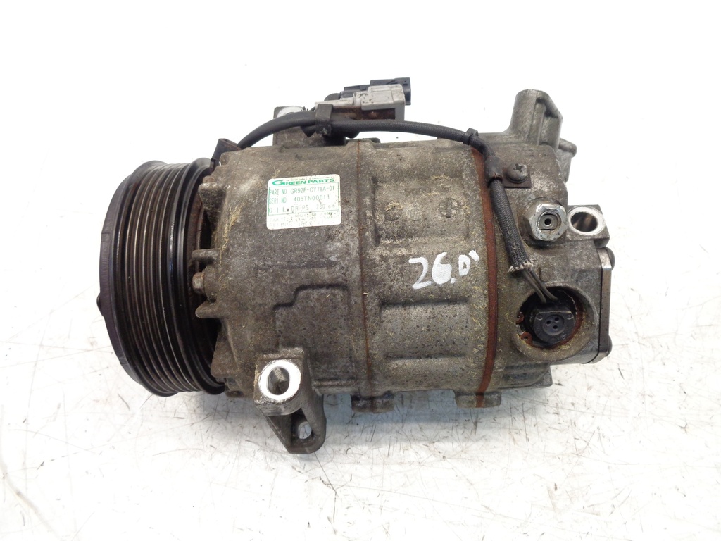 [MTD-377206] Compresor de aire acondicionado Nissan X-Trail Qashqai 2.0 gasolina MR20DE GR92F-CY714-01