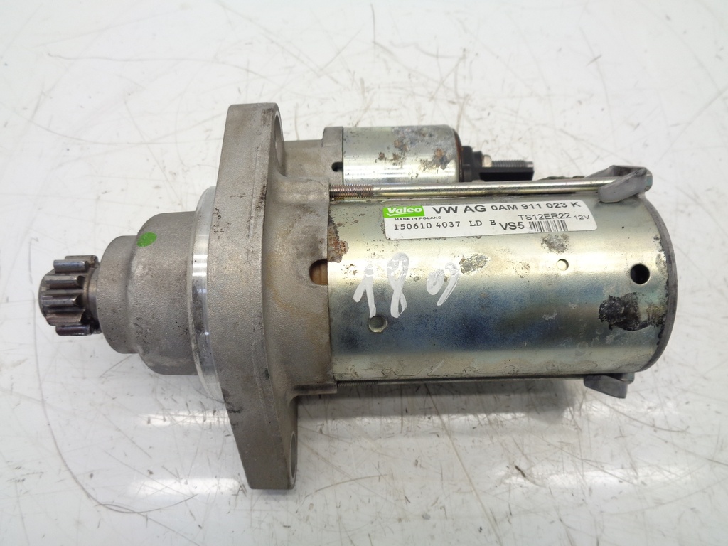 [MTD-371299] Motor de arranque VW Golf Jetta Scirocco Beetle 1.4 TSI CAVD CAV 0AM911023K