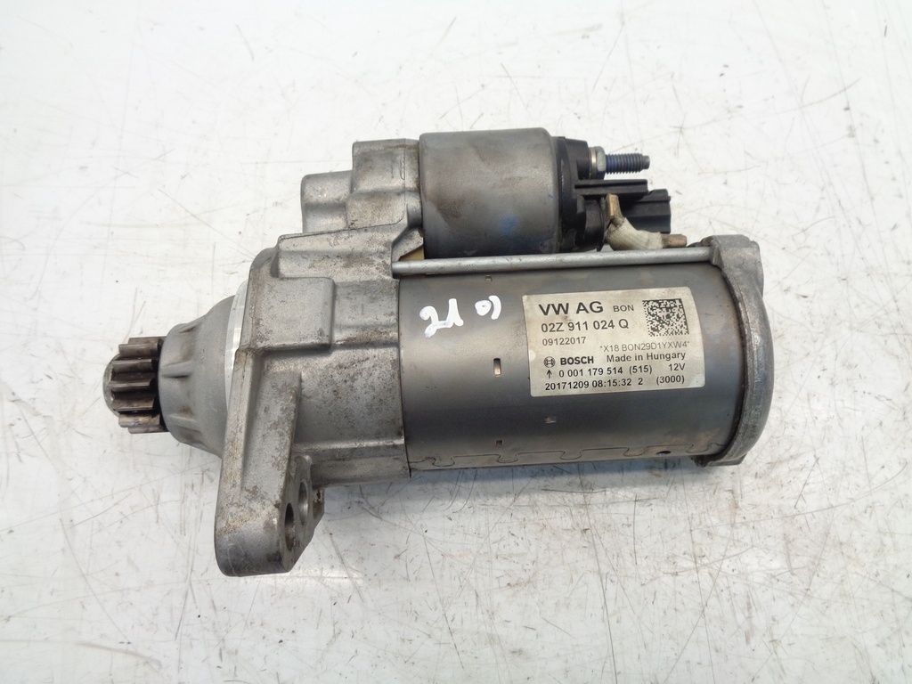 [MTD-380234] Motor de arranque VW Golf 1.0 TSI CHZC CHZ 02Z911024Q