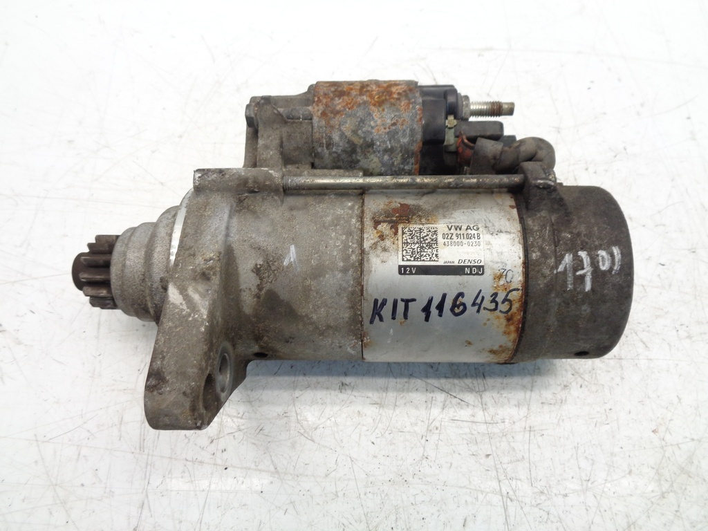 [MTD-380289] Motor de arranque Audi A3 1.6 TDI CRKB CRK 02Z911024B