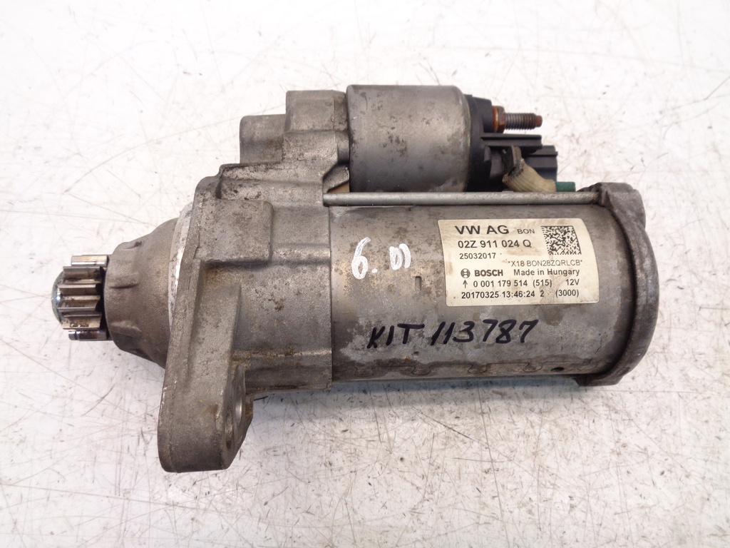 [MTD-382346] Motor de arranque Seat Leon 5F ST 1.4 TSI CZCA CZC 02Z911024Q