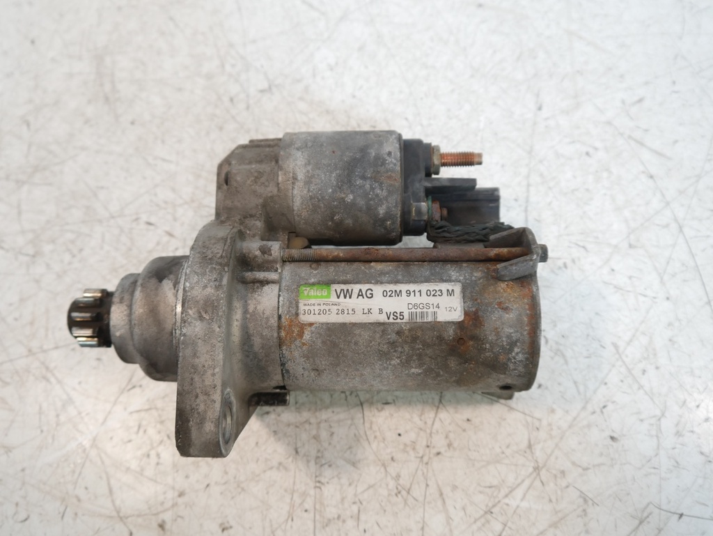 [MTD-496586] Motor de arranque VW Audi Seat Skoda Golf V A3 Leon Octavia 2.0 TFSI BWA 02M911023M