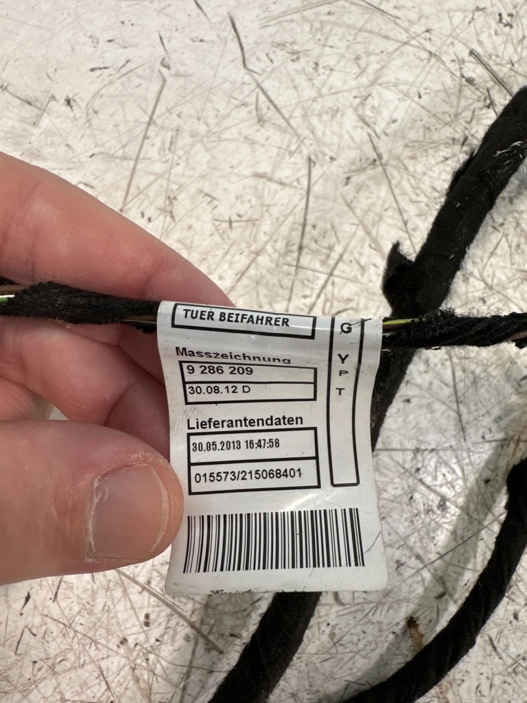 [MTD-497493] Juego de cables BMW Serie 3 320d F30 2.0 d xDrive Diesel N47D20C 9286209