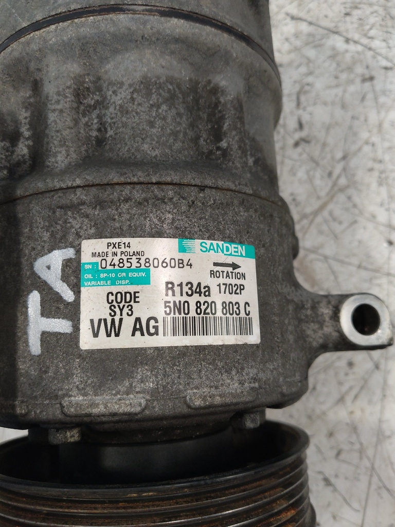 [MTD-517673] Compresor de aire acondicionado VW Passat 1.6 TDi CAYC CAY 5N0820803C