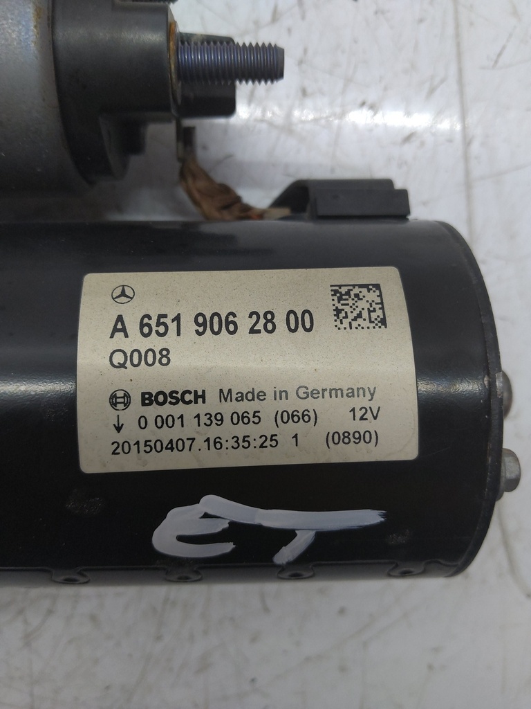 [MTD-519078] Motor de arranque Mercedes Clase C W204 C204 2.2 CDI OM651.911 A6519062800