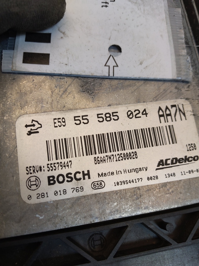 [MTD-522817] Unidad de control electrónico (ECU) Opel Insignia A G09 2013 A20DTH LBS 2.0 CDTI 55585024