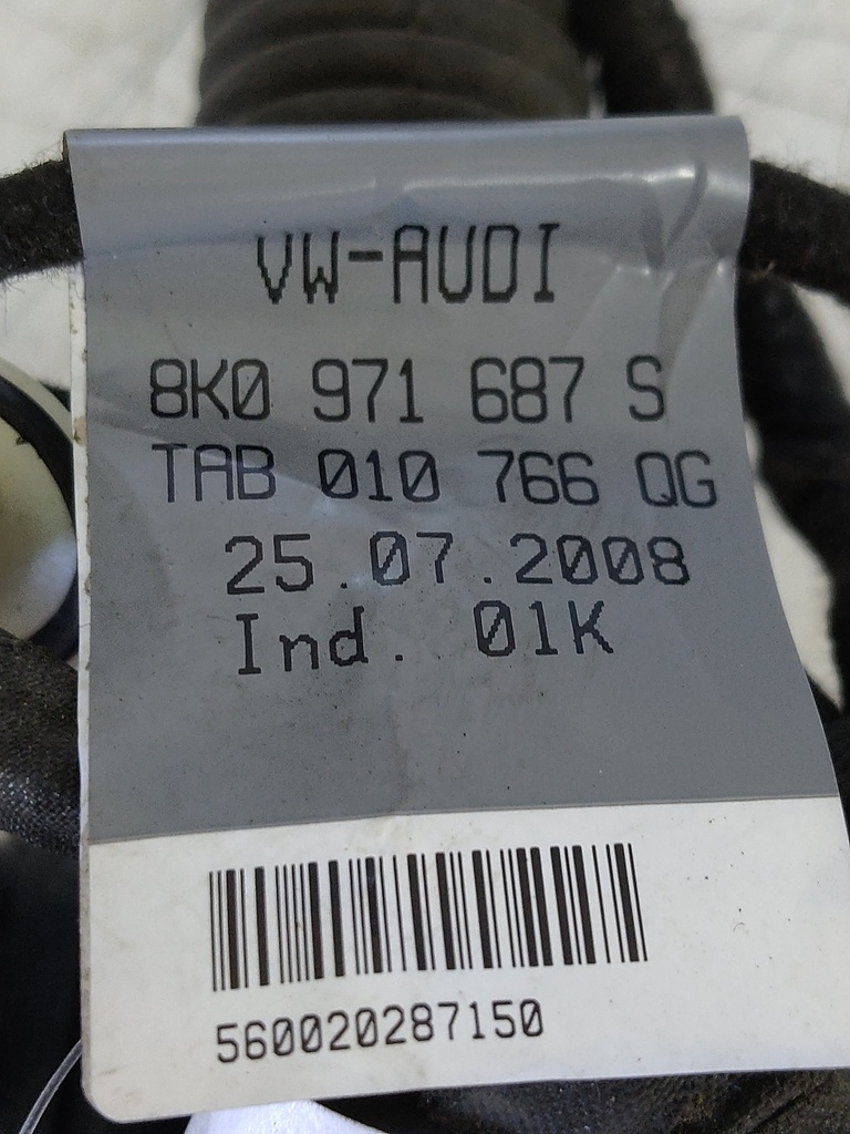[MTD-530654] Mazo de cables Audi A4 B8 Avant 2009 CAGA CAG 2.0 8K0971687S
