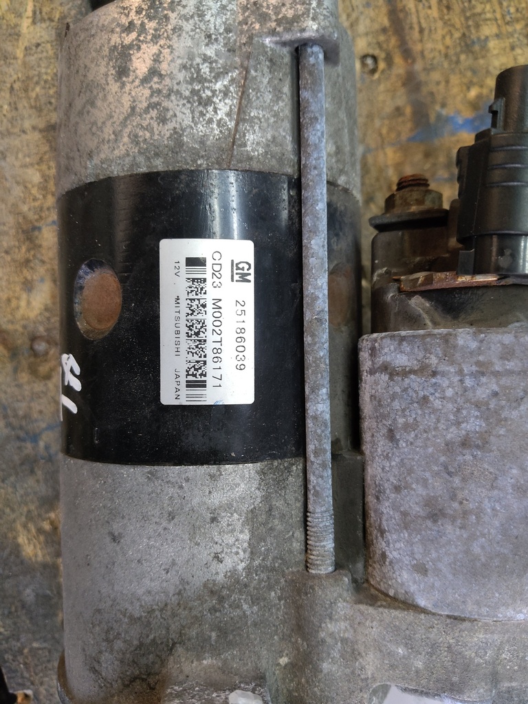 [MTD-525014] Motor de arranque Chevrolet Captiva 2013 LNQ Z22D1 A22DM 2.2 D 4WD 25186039