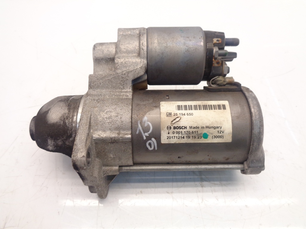 [MTD-377550] Motor de arranque Opel Mokka X 1.4 Gasolina B14NET LUJ B14 25194650