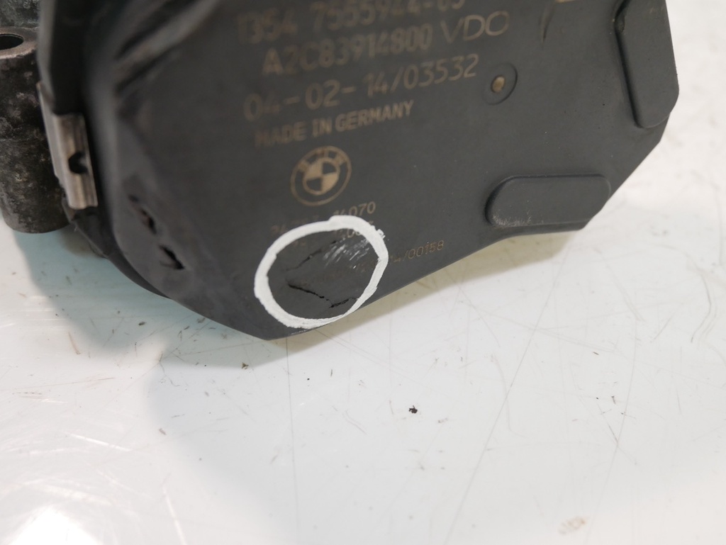 [MTD-421514] Válvula de estrangulación BMW 7er F01 F02 F03 F04 4.4 V8 N63T N63B44B 7555944