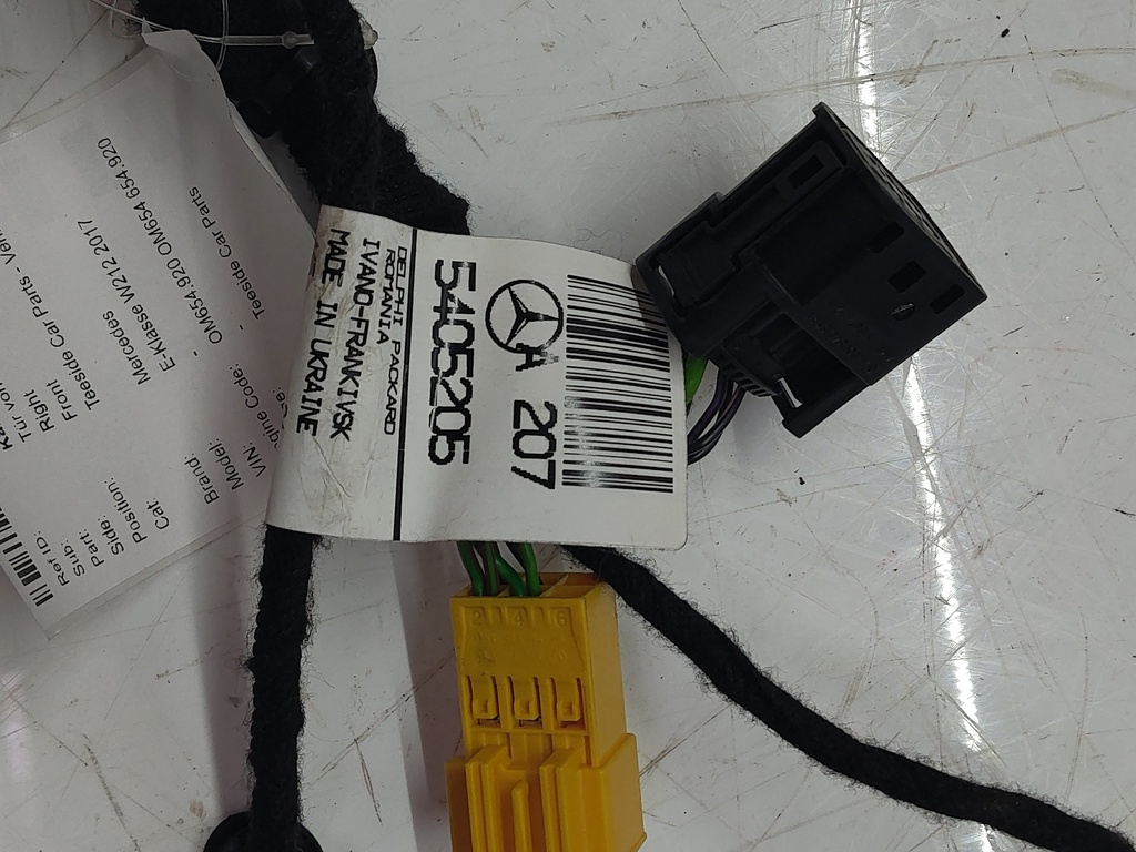 [MTD-504692] Juego de cables de puerta Mercedes Clase E W213 OM654 654.920 A2075405205