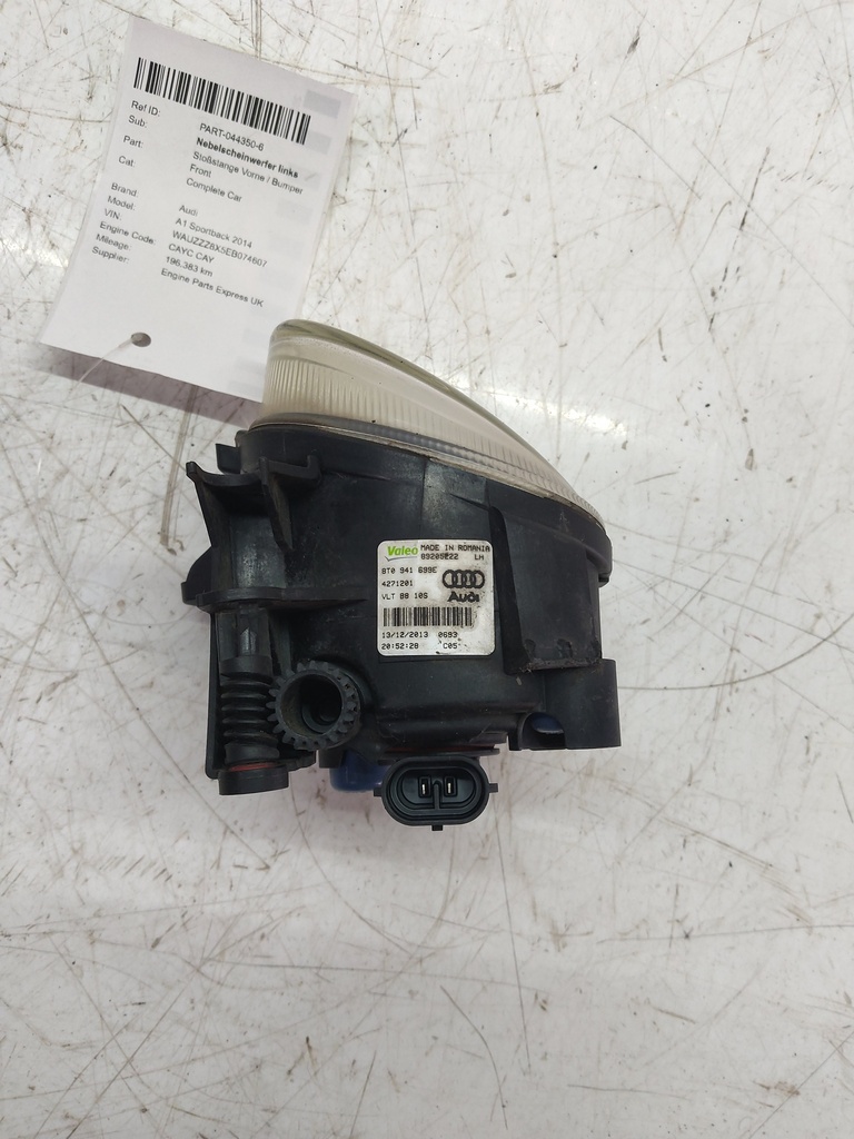 [MTD-513191] Luz antiniebla izquierda Audi A1 8XA Sportback 1.6 TDI CAYC CAY 8T0941699E