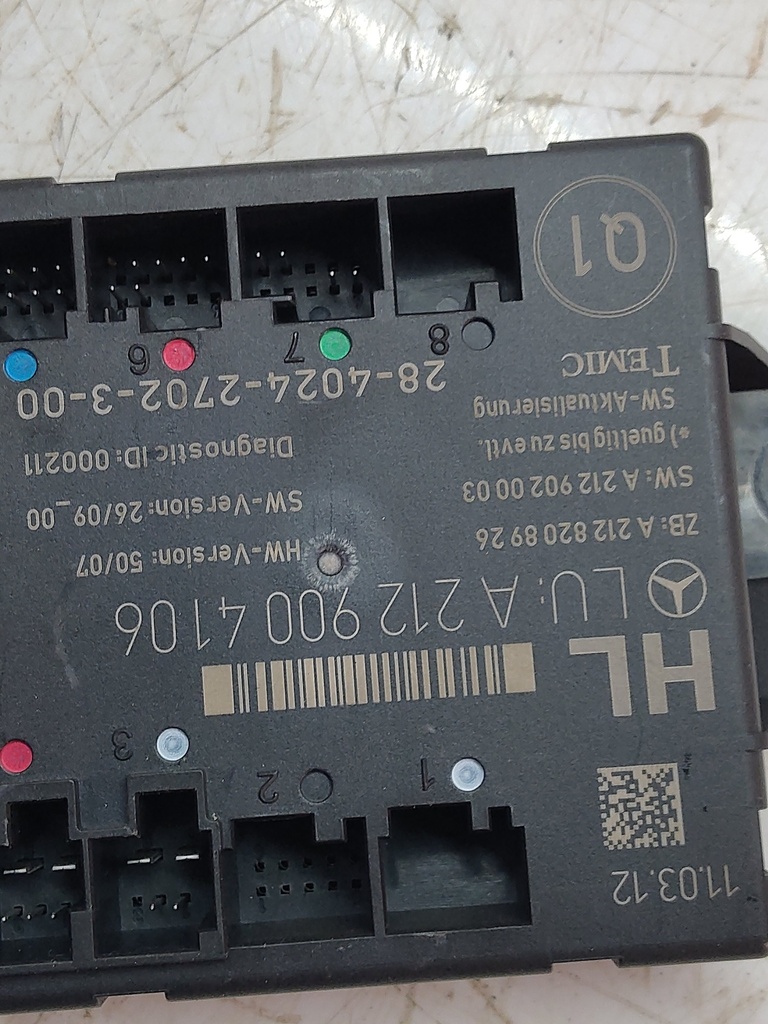 [MTD-515062] Unidad de control Mercedes Clase E W212 2.2 OM651.924 651.924 OM651 A2129004106