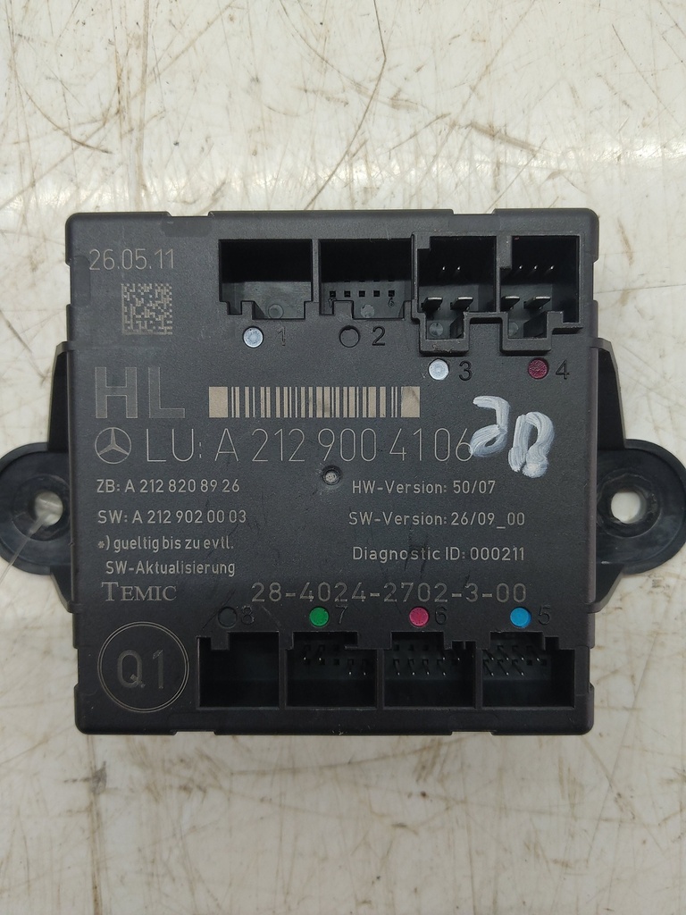 [MTD-516655] Unidad de control Mercedes Clase C S204 3.0 CDI Diesel OM642.834 642.834