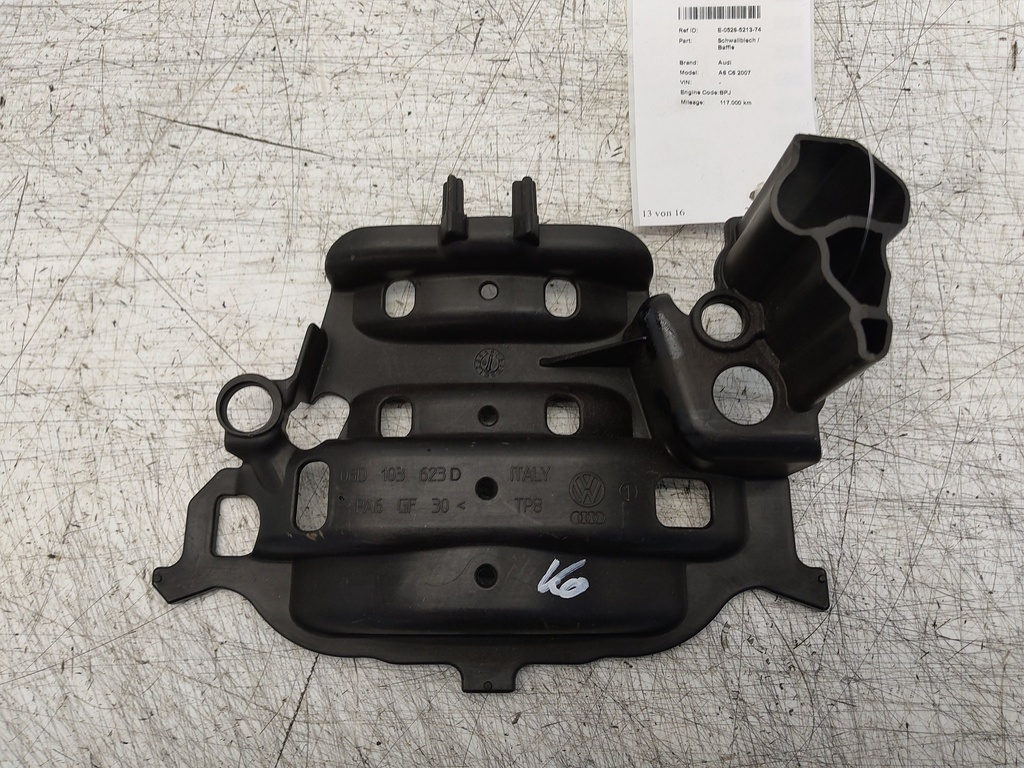 [MTD-518287] Placa deflectora Audi A6 C6 2.0 TFSI BPJ 06D103623D