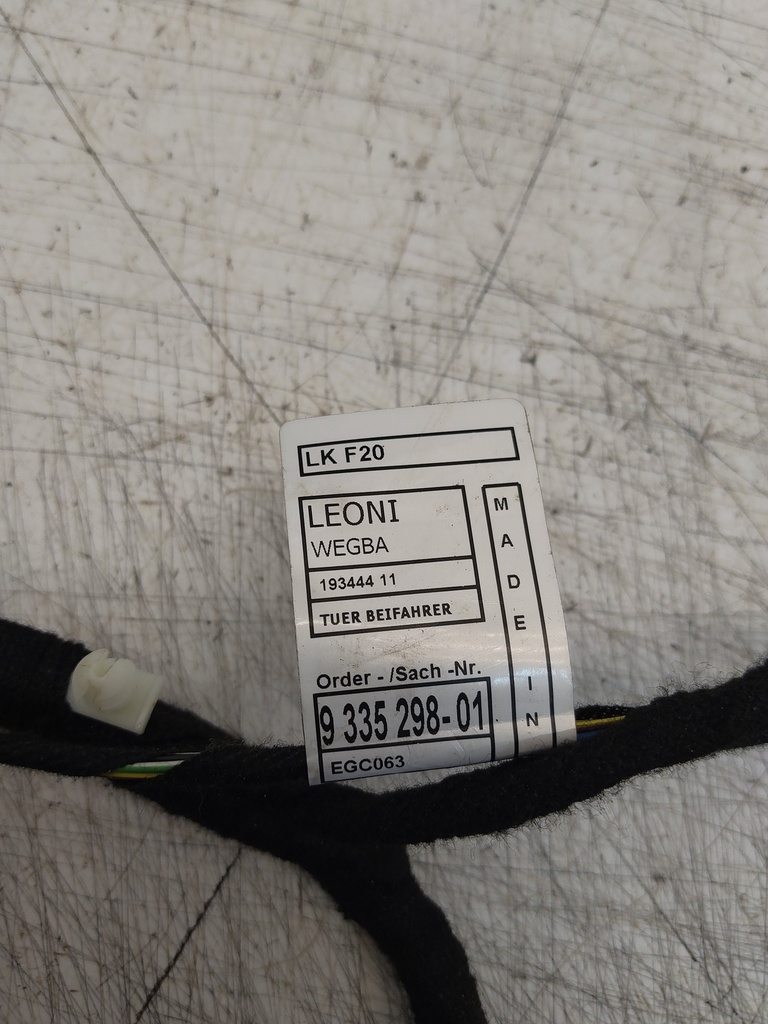 [MTD-521283] Juego de cables BMW Serie 1 F20 1.6 N13B16A 9335298
